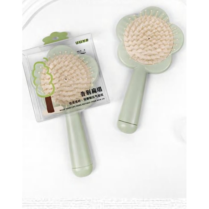 Flower Shaped Air Cushion Comb in Box 產品圖