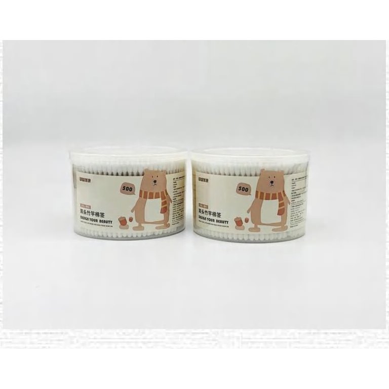 Canned Double-ended Cotton Swabs, 500 Pcs Standard 產品圖
