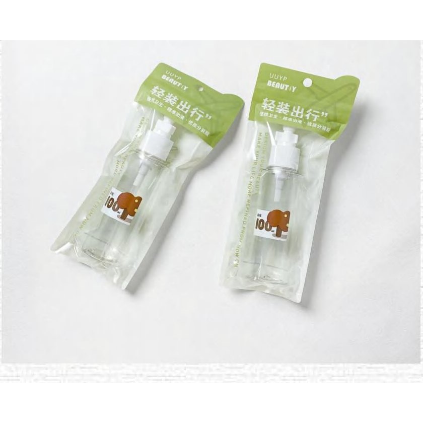 Single Travel Empty Bottle Push-Top 100ml Standard 產品圖