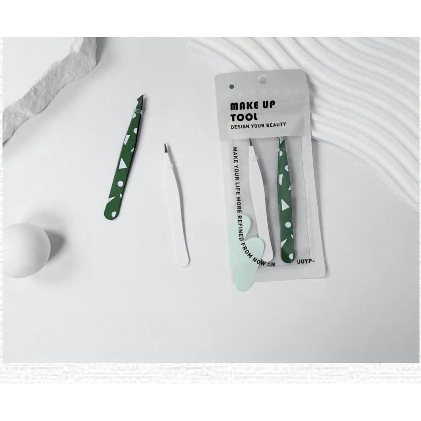 Youth Style Eyebrow Tweezers 2Pcs Standard 產品圖
