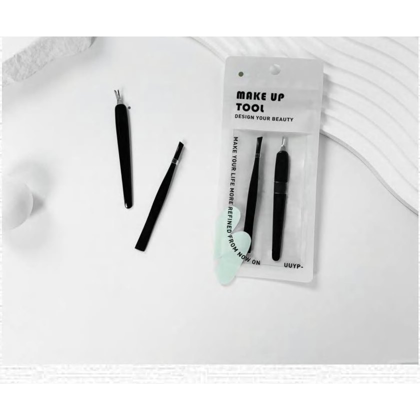 Eyebrow Tweezer & Dead Skin Pick 2Pcs Set 產品圖