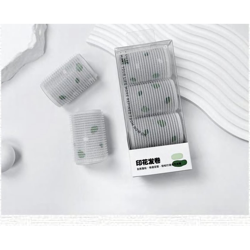 Cartoon Print Hair Roller 3Pcs 產品圖
