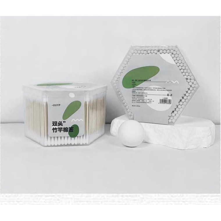 Double-ended Multi-functional Cotton Swabs, 500 Pcs 產品圖