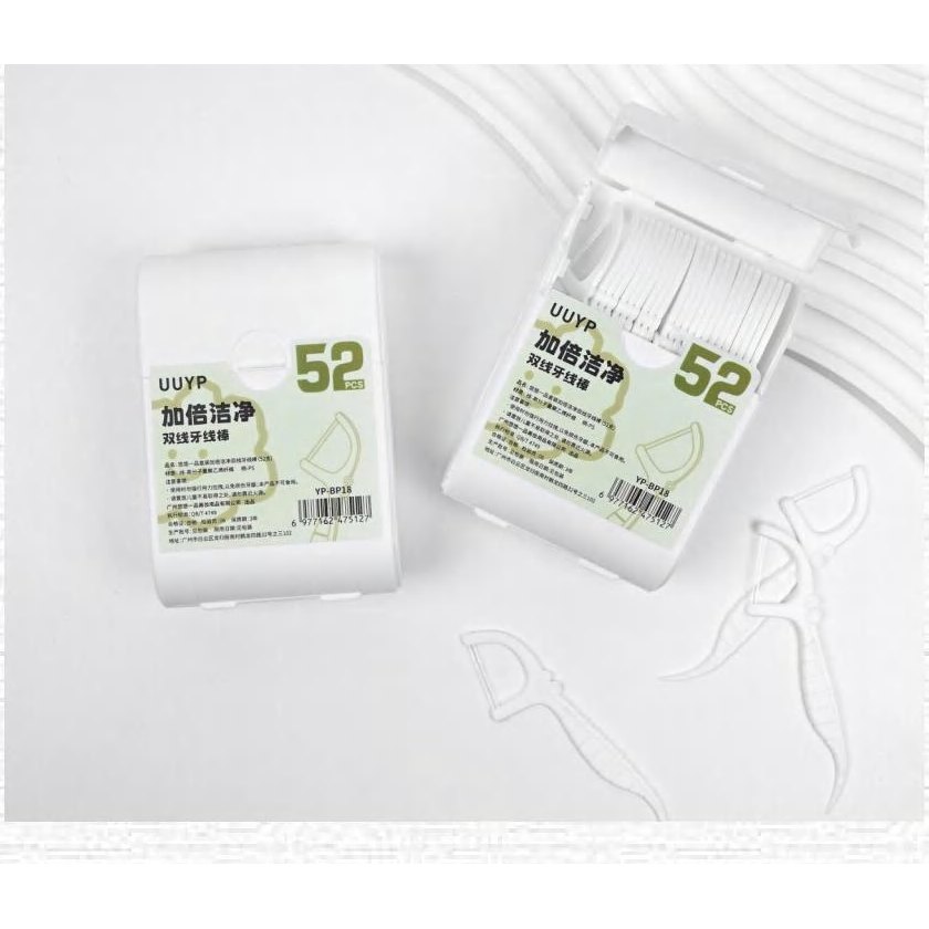 Double-Line Dental Floss Picks (52Pcs) 產品圖
