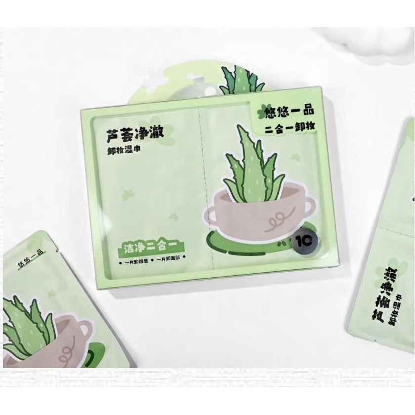 Aloe Vera Makeup Remover Wipes 10 pcs 產品圖