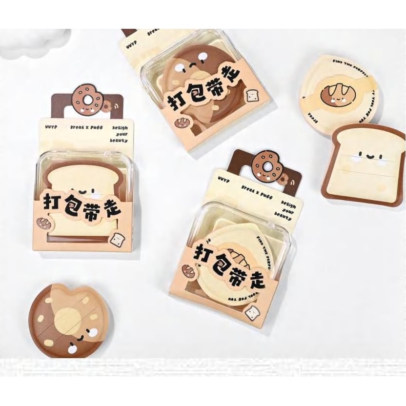 Bread-Shaped Soft Powder Puff, Single Pack Standard 產品圖