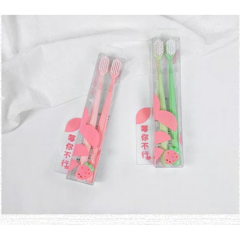 Strawberry Toothbrush 2Pcs 產品圖