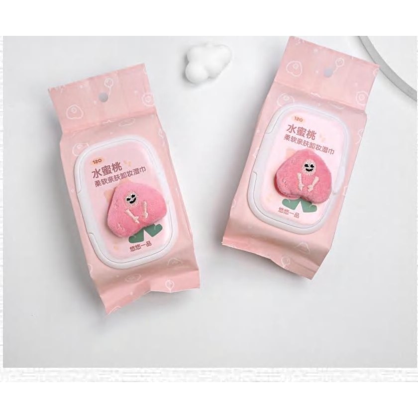 Peach Doll Bagged Makeup Remover Wipes 產品圖