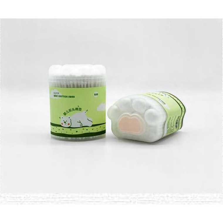 Boxed Infant Double-ended Cotton Swabs, 200 Pcs 產品圖