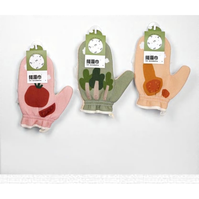 Double-Sided Glove Bath Towel 產品圖